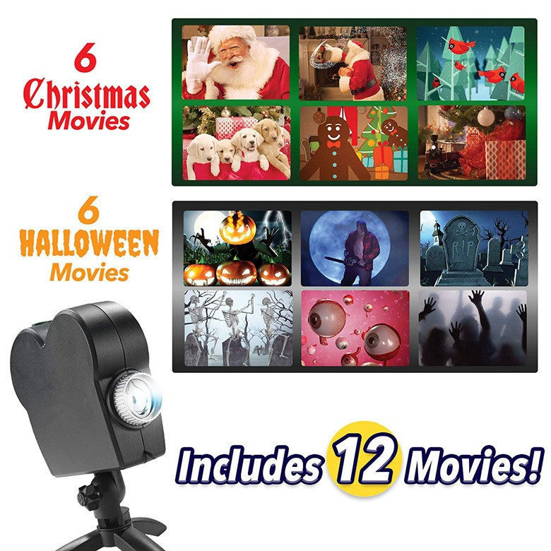 New laser light window projector projector Christmas Halloween outdoor window projection light