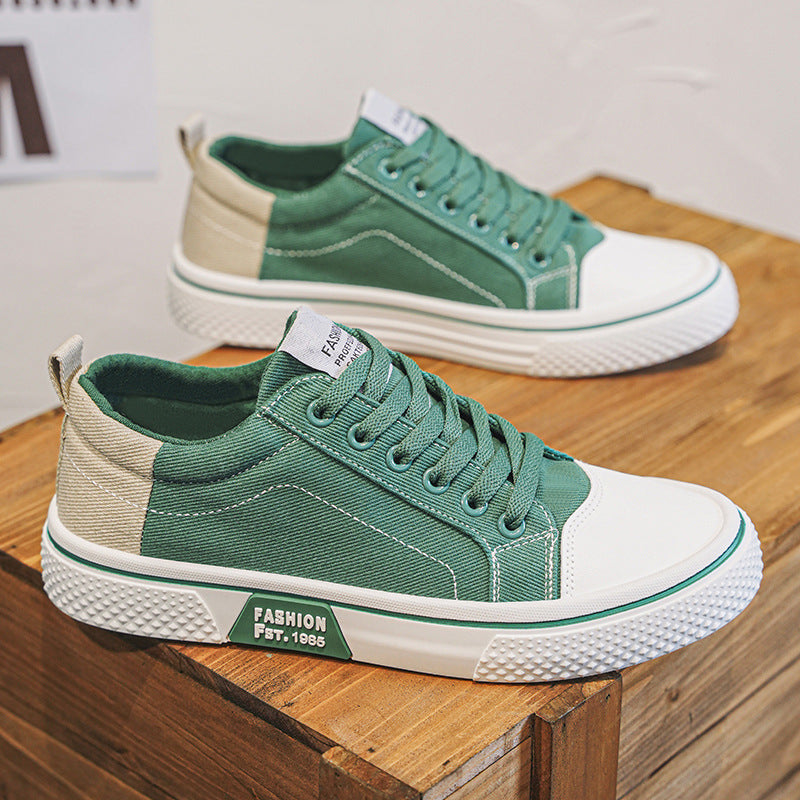 Summer canvas shoes new breathable versatile skateboard shoes men's soft sole casual sports trendy fashion canvas shoes men