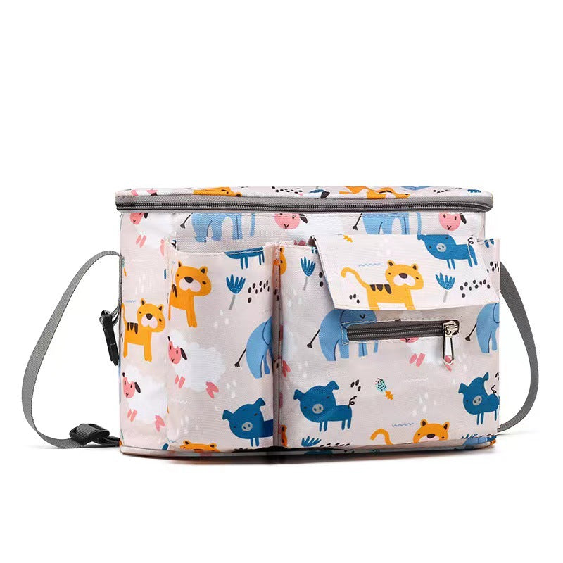 Mommy bag fashionable and lightweight baby stroller bag multifunctional stroller storage bag outdoor mother and baby bag wholesale
