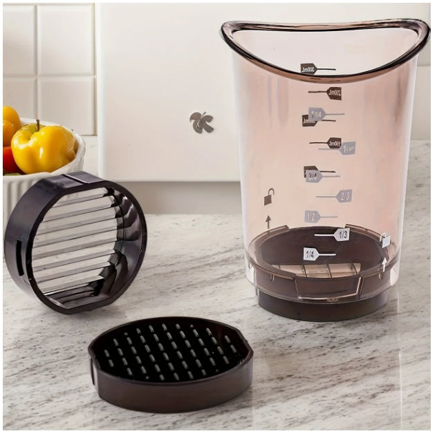 Stainless steel fruit slicer vegetable chopper quick make fruit and vegetable salad egg cutter kitchen utensils
