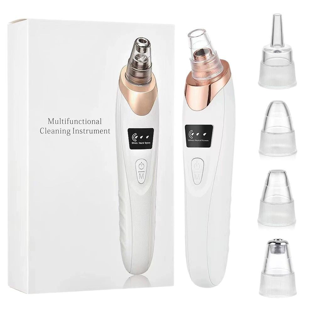 Cross-border electric blackhead remover, pore skin cleansing facial beauty instrument, acne removal and blackhead removal instrument