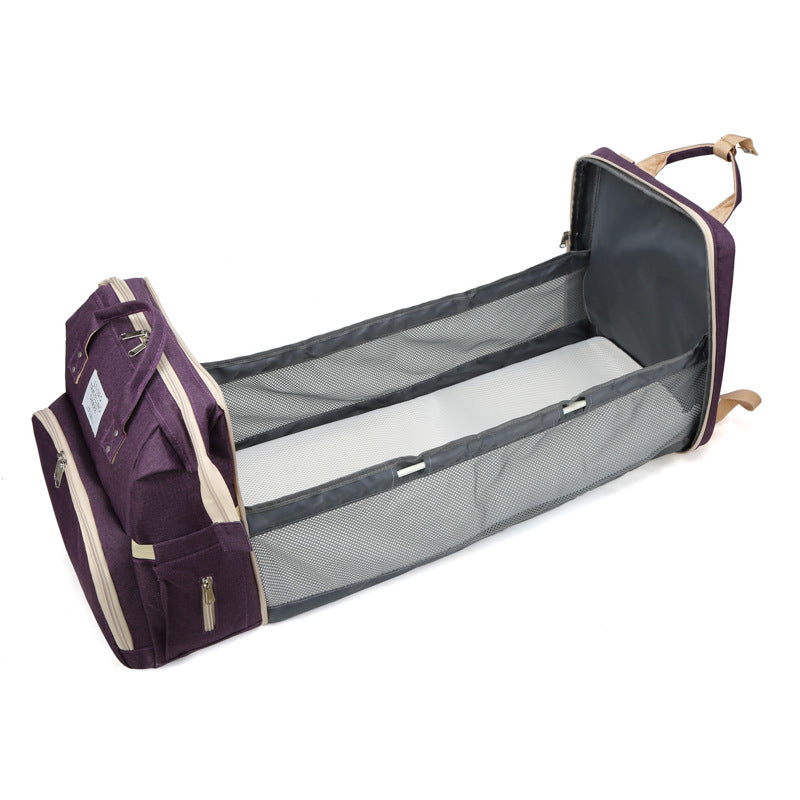 Mommy bag factory direct sales new mother and baby bag multifunctional diaper bag mommy bag cross-border diaper pad insulation bag shoulder