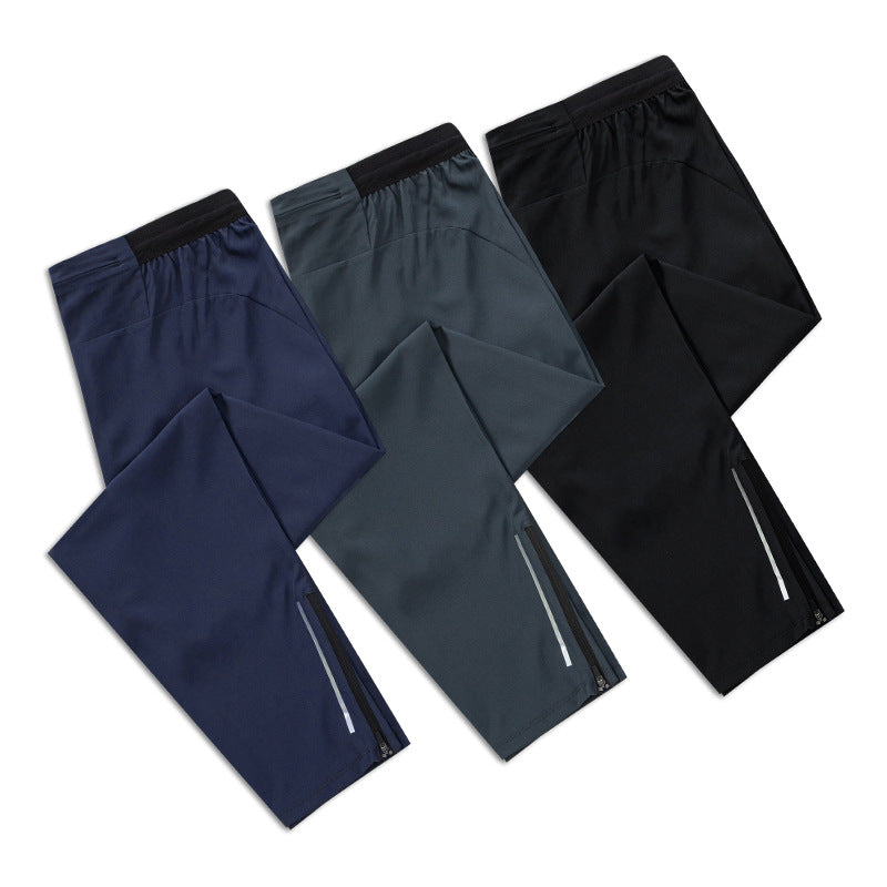 Men's Spring and Autumn Thin Running Quick-drying Loose Breathable American Outdoor Fitness Training Basketball Pants