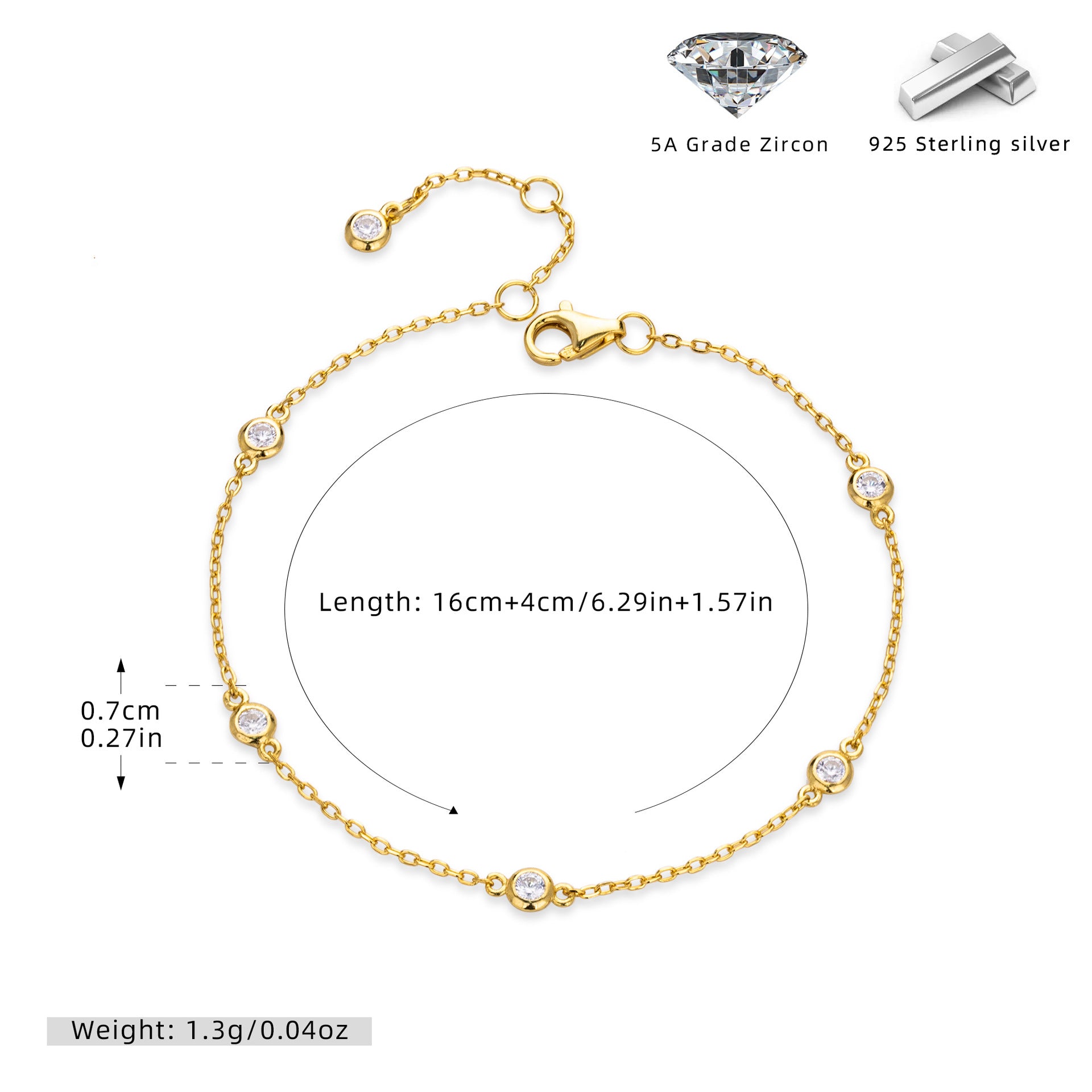 Cross-border new S925 sterling silver bracelet fashionable and simple women's hand jewelry personality light luxury high-end niche jewelry female