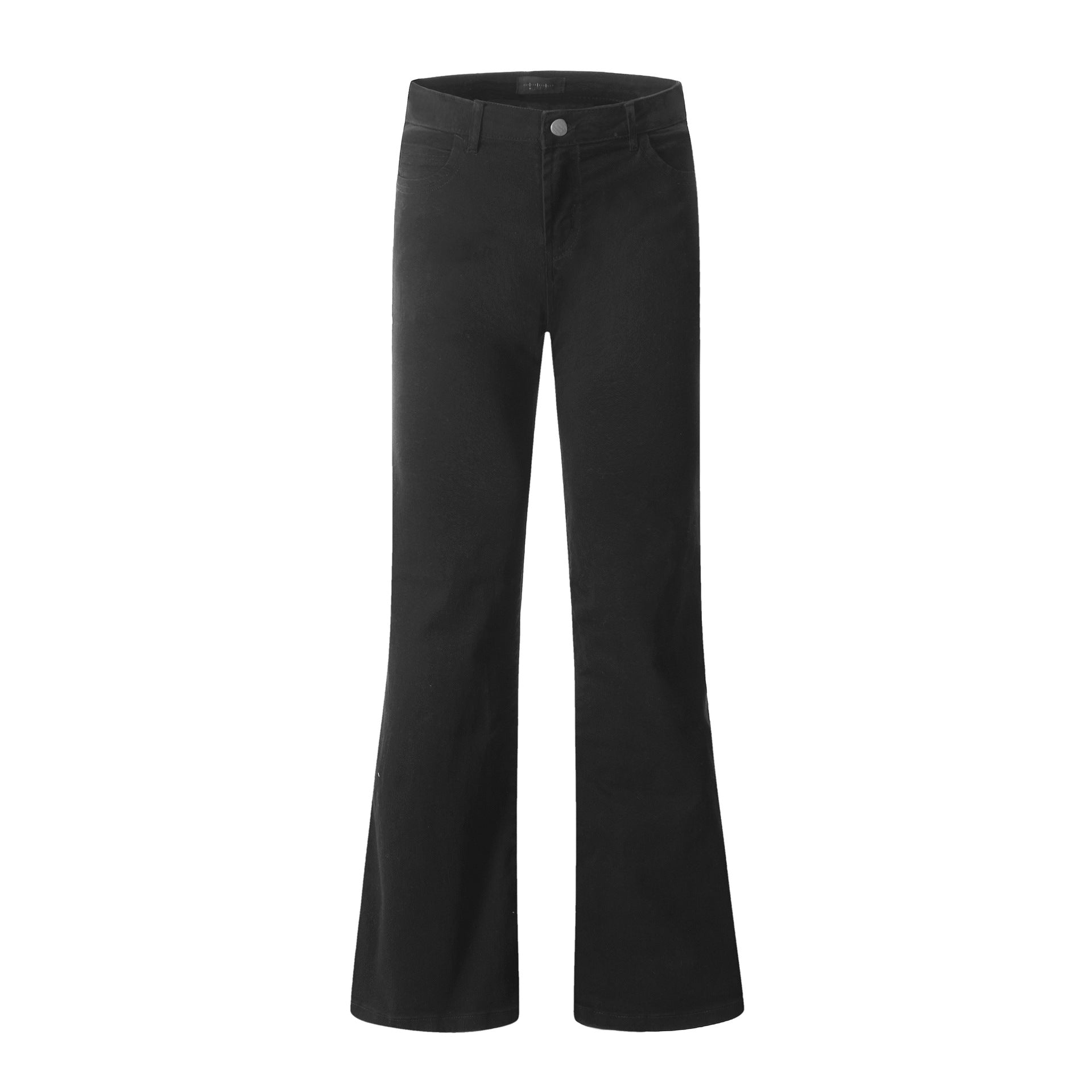 11KN American flared jeans women's simple cleanfit loose slim loose stacked casual slim trousers
