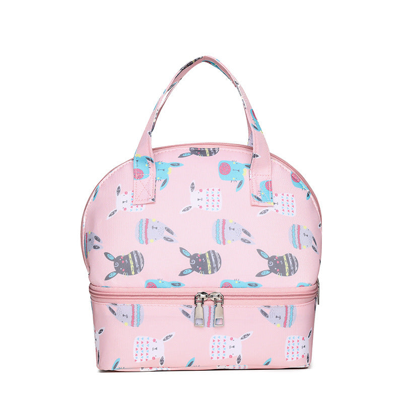 Factory direct sales can be wholesale multifunctional breast milk bag double layer lunch bag breast milk insulation fresh-keeping bag storage bag ice bag