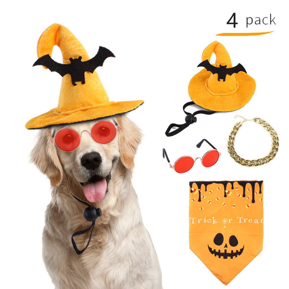 New Products Pet Dress Up Set Cat Halloween Transformation Costume Dog Halloween Set Supplies