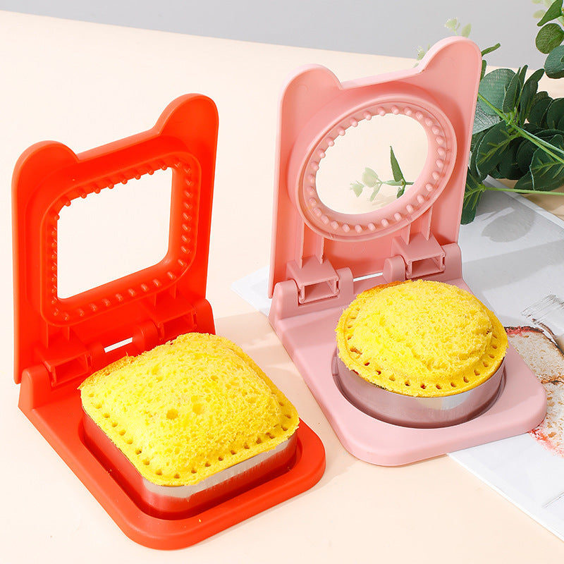 Stainless steel bread cutter household baking tool DIY sandwich cutter sandwich bread cutter embossed toast cutter mold