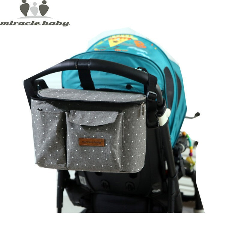 Cross-border baby stroller bag portable multifunctional mommy bag outing single shoulder backpack diaper bag storage bag