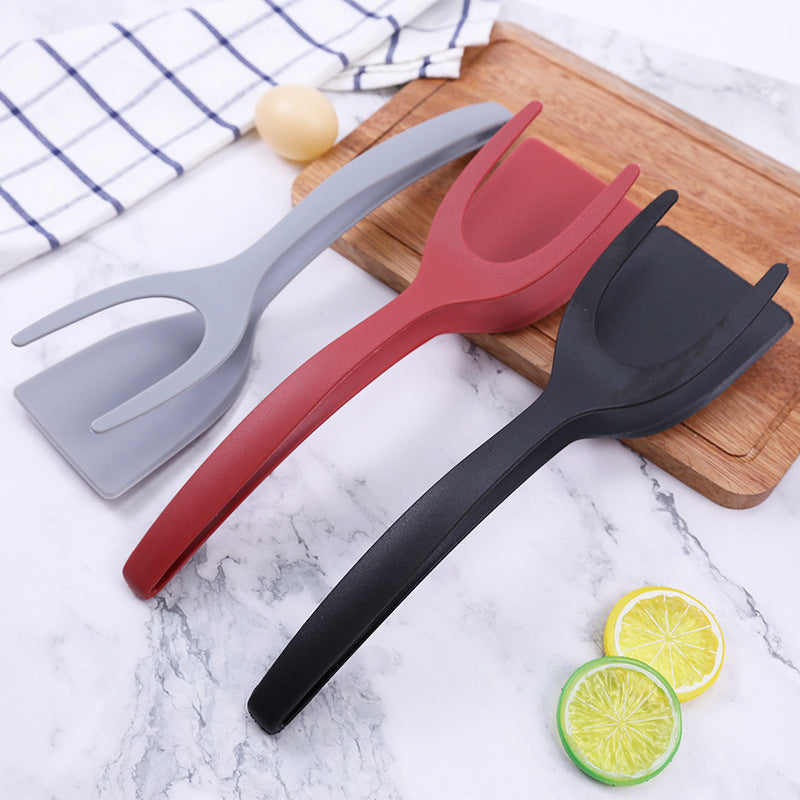 Nylon steak spatula can withstand high temperature, can be used as a shovel and clamp, two-in-one steak spatula, food clamp, baking gadget manufacturer