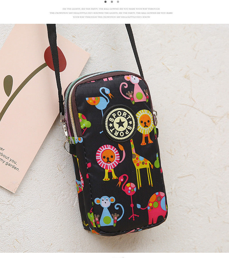 【Manufacturer wholesale】Spring and summer new fashion simple Japanese and Korean new mobile phone bag crossbody bag coin purse women's bag