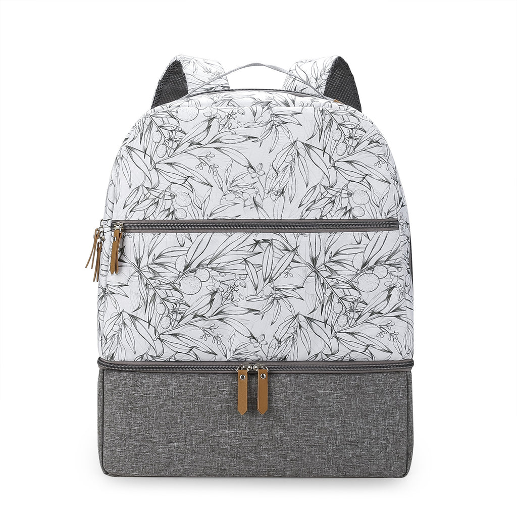 Mother and baby travel mommy bag outdoor dining baby food fresh-keeping backpack milk storage mommy bag