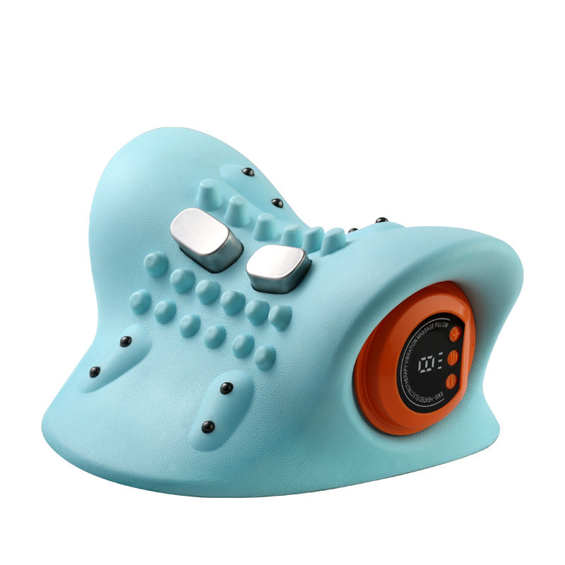 Multifunctional EMS hot compress pulse shoulder and neck massage pillow portable car home electric kneading neck new massager