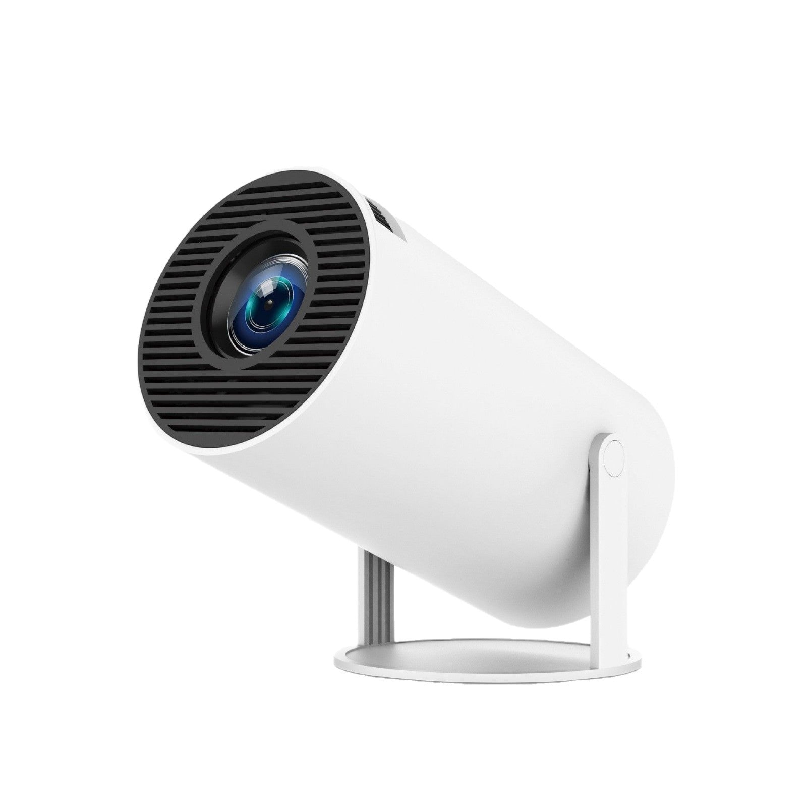 Cross-border hot-selling HY300 barrel projector Android 12 PTZ projector 720P projection home bedroom wall projection
