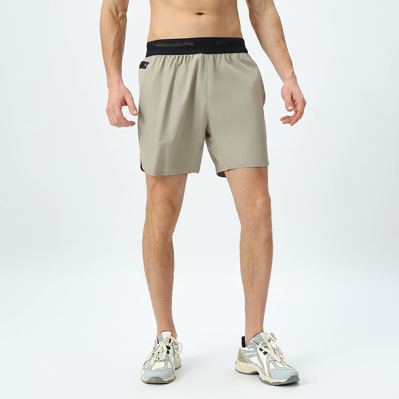 Summer LULU sports shorts men's fitness quick-drying pants breathable outdoor running casual training yoga shorts