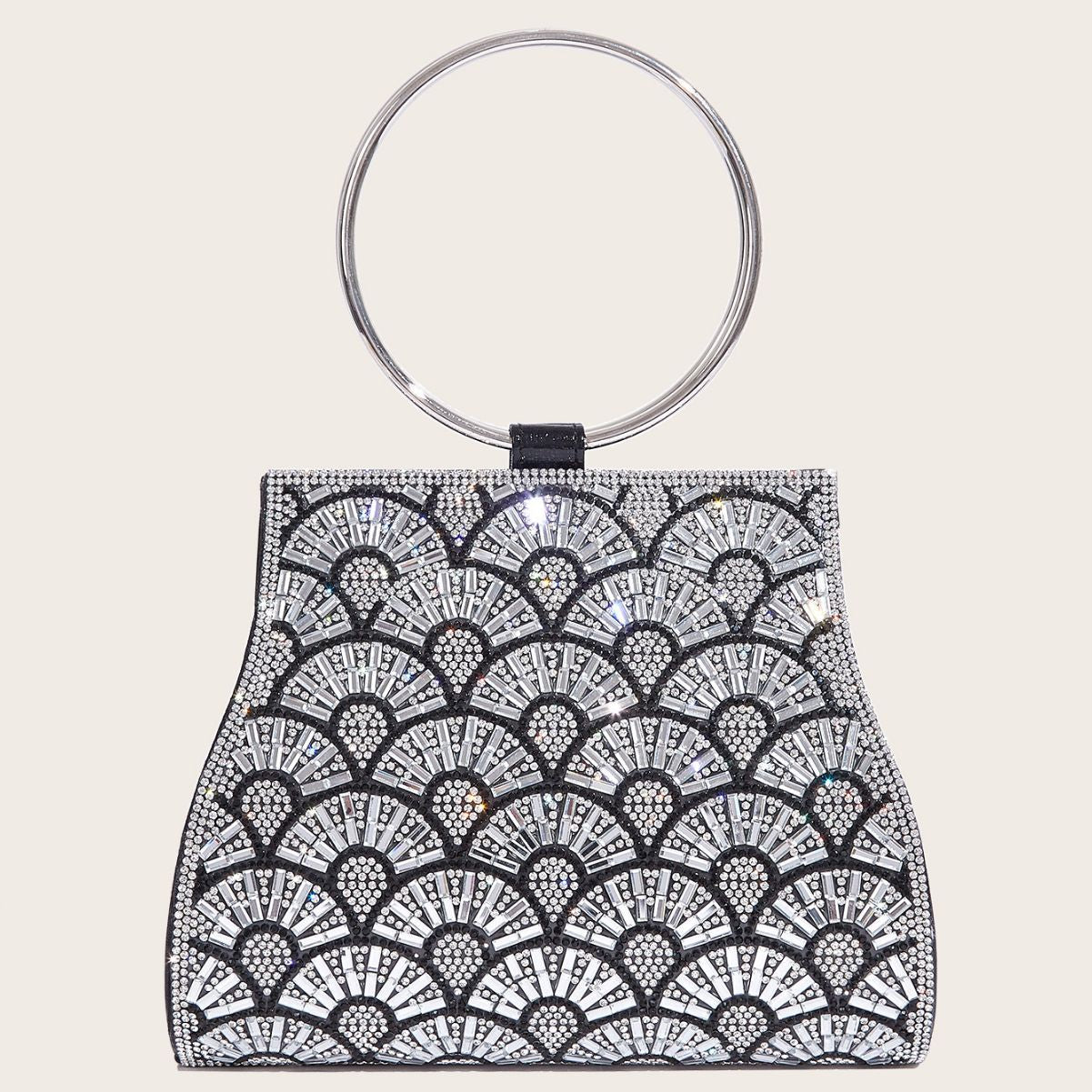 European and American new banquet bag shell high-end evening gift bag diamond wrist ring handbag cross-border e-commerce delivery
