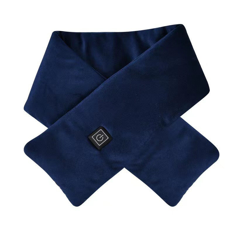 Spot autumn and winter USB heating smart power bank heating scarf versatile neck protection scarf washable electric heating scarf