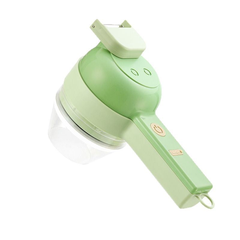 Wireless electric garlic chopping tool, garlic mashing tool, potato slices, shredded garlic, automatic pressing and gatling garlic stirrer