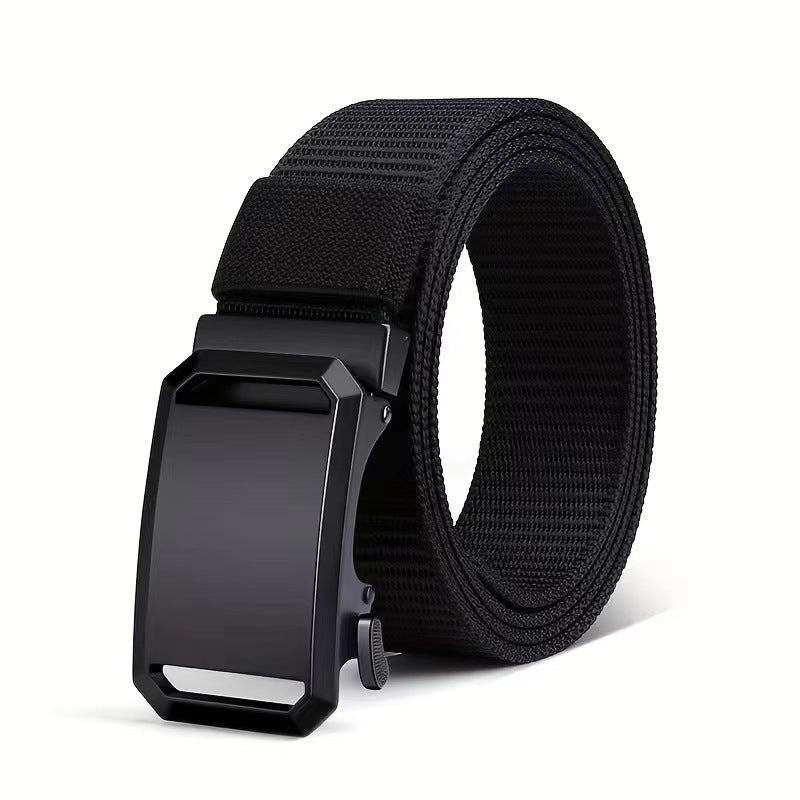 [Cross-border drop shipping] Toothless automatic buckle men's military training casual canvas nylon young people's military training belt