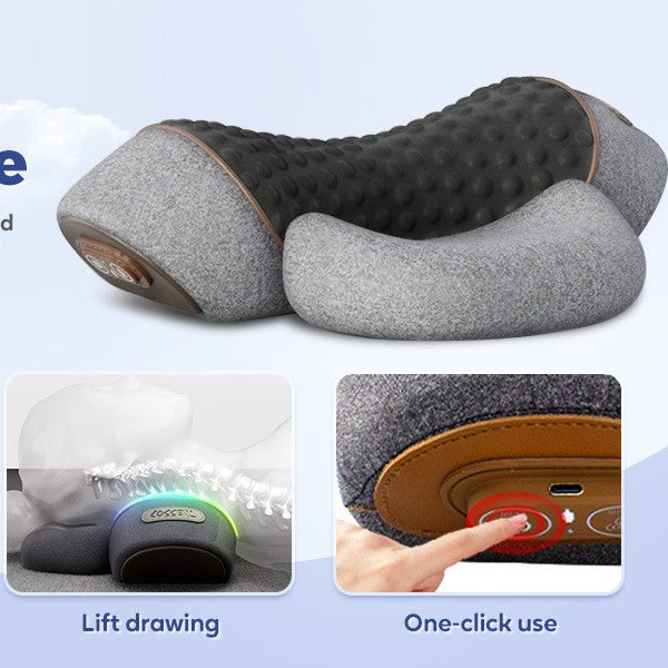 3 in 1 Neck Massage Pillow Relieves Shoulder Pain Massage Neck Support with Heat Traction Massager Exclusive