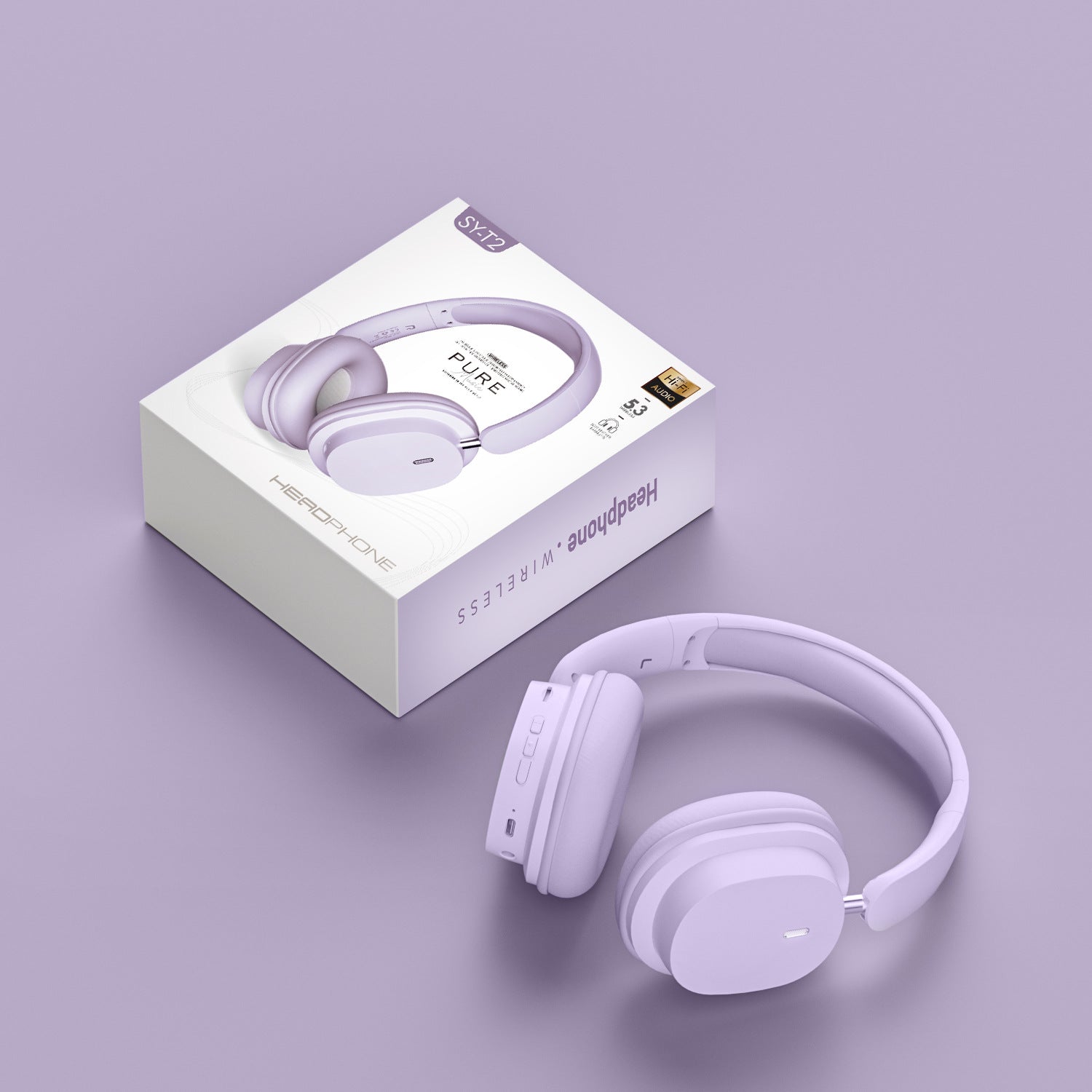 New Head-mounted Noise Cancelling Bluetooth Headset Wireless Gaming Headset Ultra-Long Battery Life Mobile Headset Manufacturer Wholesale