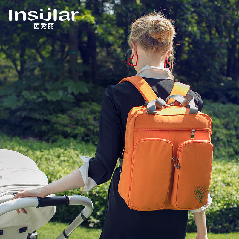 New cross-border multifunctional mommy bag, shoulder bag for maternity, large capacity mother and baby bag, portable bag for pregnant women