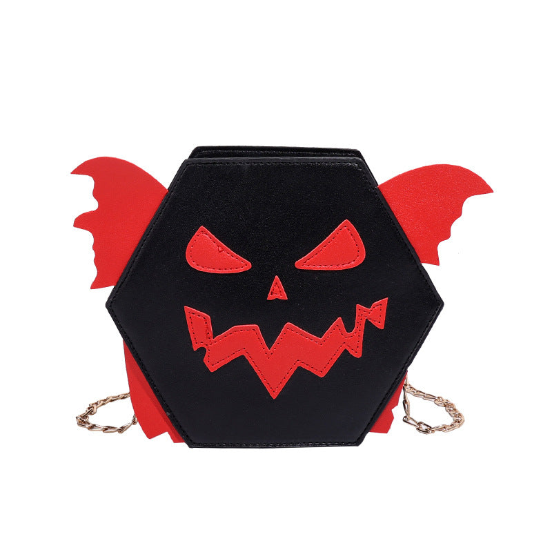 Autumn new funny pumpkin bag European and American Halloween niche design fashionable exquisite creative trend bag