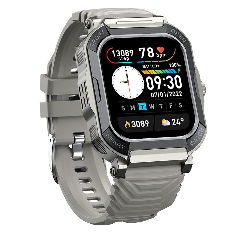 New H30 outdoor smartwatch Bluetooth call heart rate blood pressure blood oxygen IP68 waterproof sports bracelet cross-border