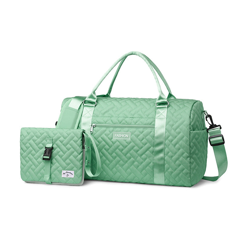 New fashion mother and baby travel bag two-piece multifunctional mother and baby bag large size portable travel bag