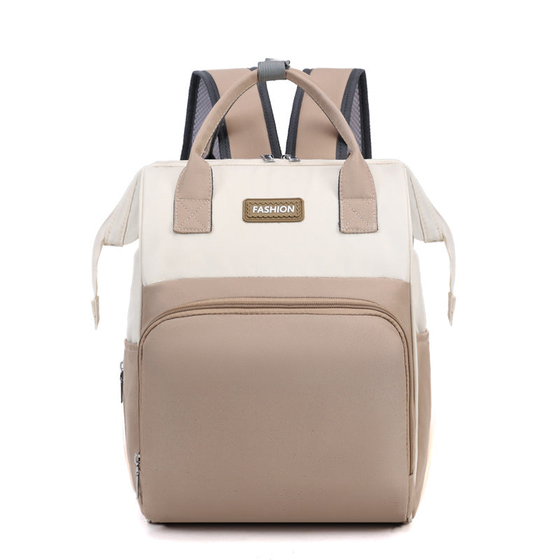 New nylon mommy bag summer small fresh multifunctional ladies backpack for going out with baby large capacity mother and baby bag