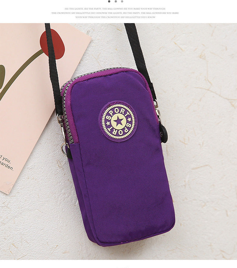 【Manufacturer wholesale】Spring and summer new fashion simple Japanese and Korean new mobile phone bag crossbody bag coin purse women's bag