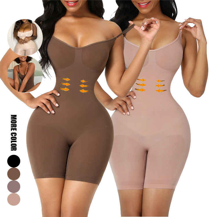 European and American hot-selling one-piece body shaping clothes, one-piece belly shaping slimming clothes, arm lifting waist and chest binding underwear body suit