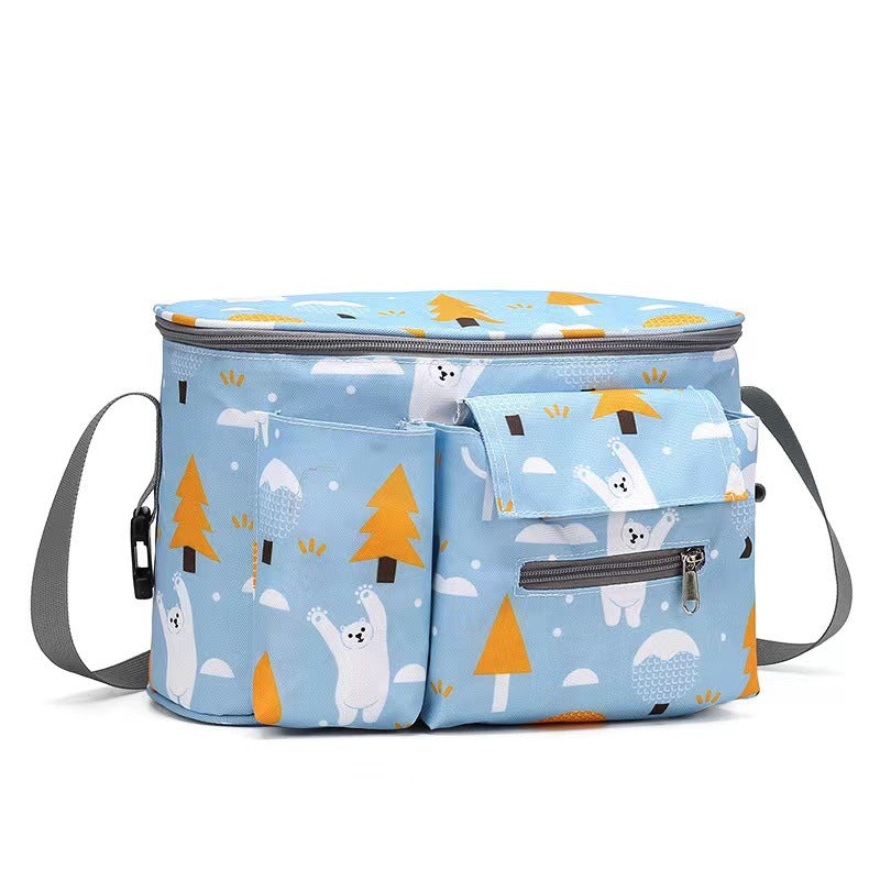 Mommy bag fashionable and lightweight baby stroller bag multifunctional stroller storage bag outdoor mother and baby bag wholesale