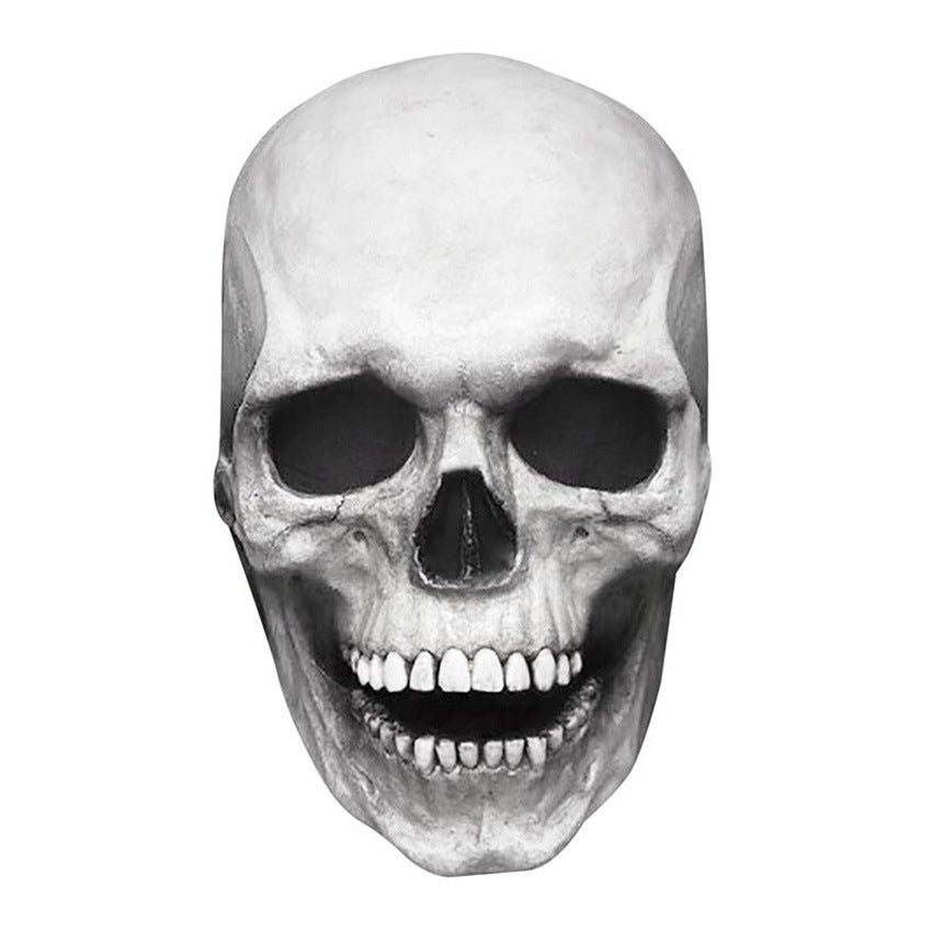 Cross-border Independent Station New Halloween Horror Adult Skull Movable Mouth Mask Manufacturer Source