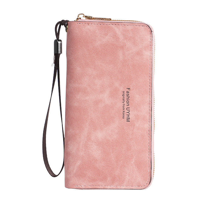 Women's hand-held long wallet new Korean version handbag multi-function card bag mobile phone bag coin purse female wallet