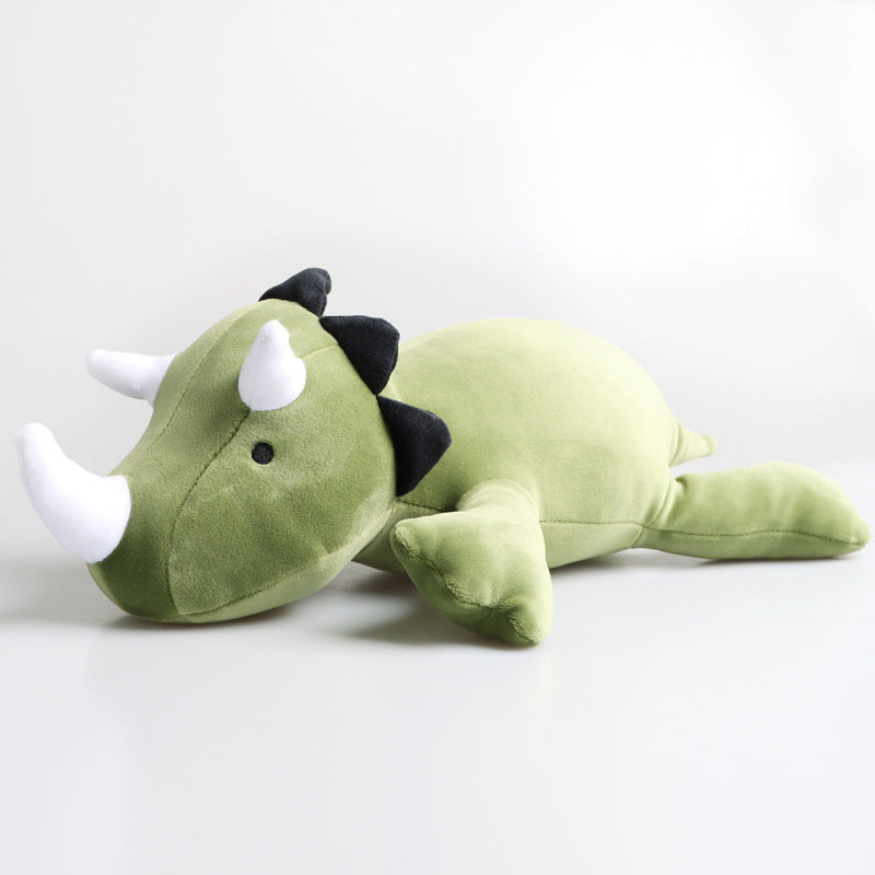Spot New Dinosaur Weighted Down Cotton Dinosaur Pillow Triceratops Doll Plush Toy