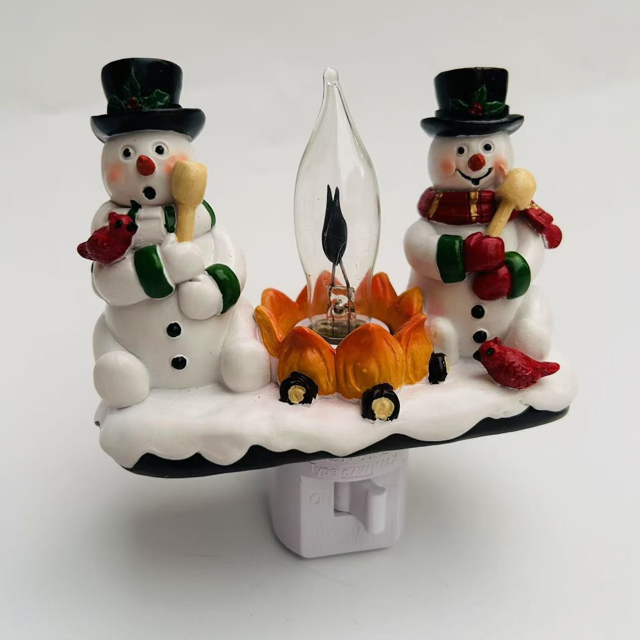 Cross-border new ghost bonfire party night light resin craft Halloween festival atmosphere decoration ornaments