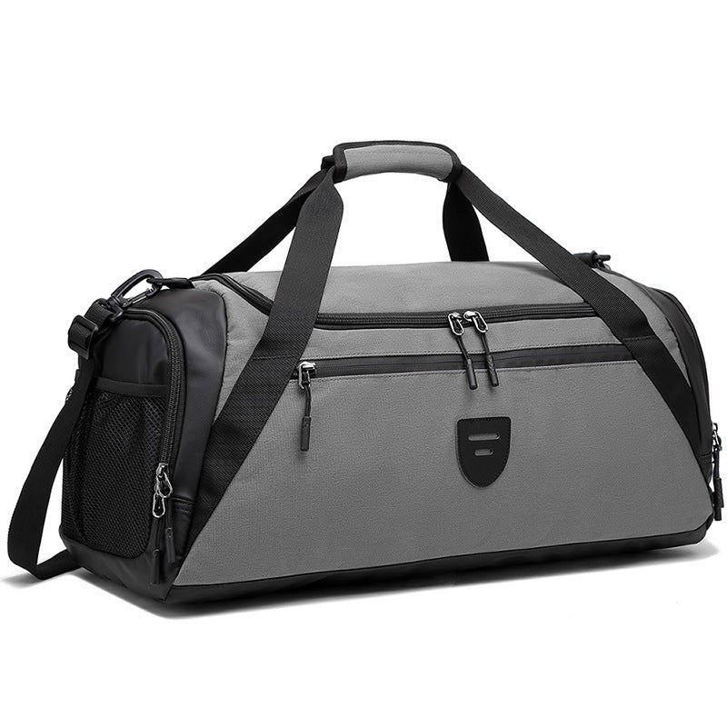 Large capacity travel bag, dry and wet separation fitness bag, multifunctional backpack, waterproof basketball helmet bag for men
