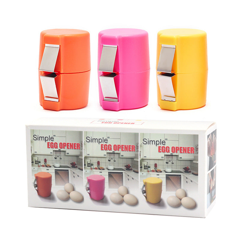 Manufacturer's spot egg shell opener portable kitchen mini egg opener anti-crumb egg beater sheller