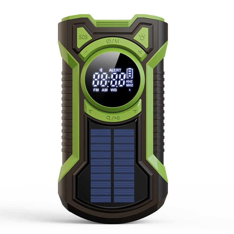 Waterproof hand crank emergency radio multifunctional solar bluetooth speaker portable combat readiness radio 50
