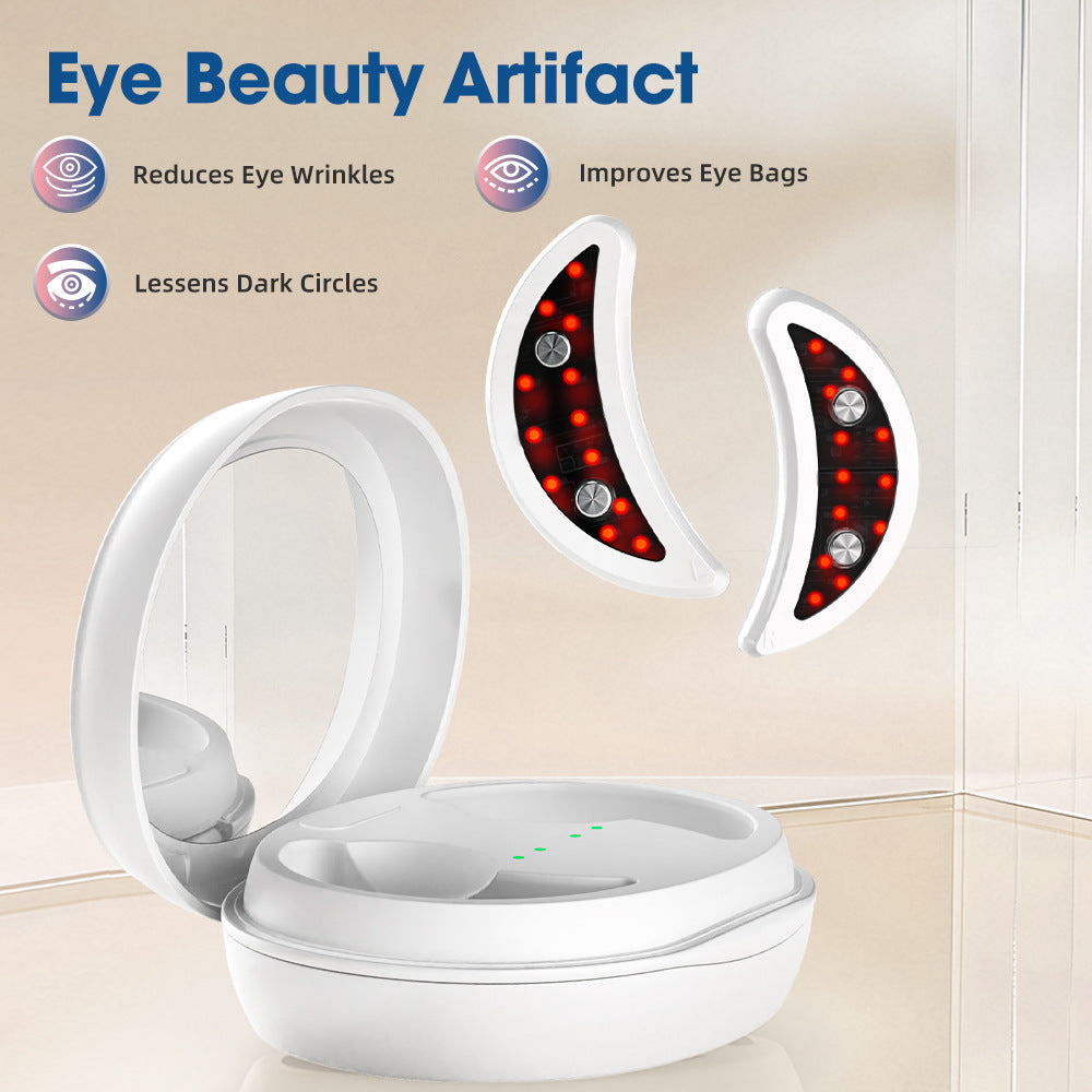 Red light EMS eye massager with eye gel to reduce dark circles and wrinkles – a must-have for cross-border private models.