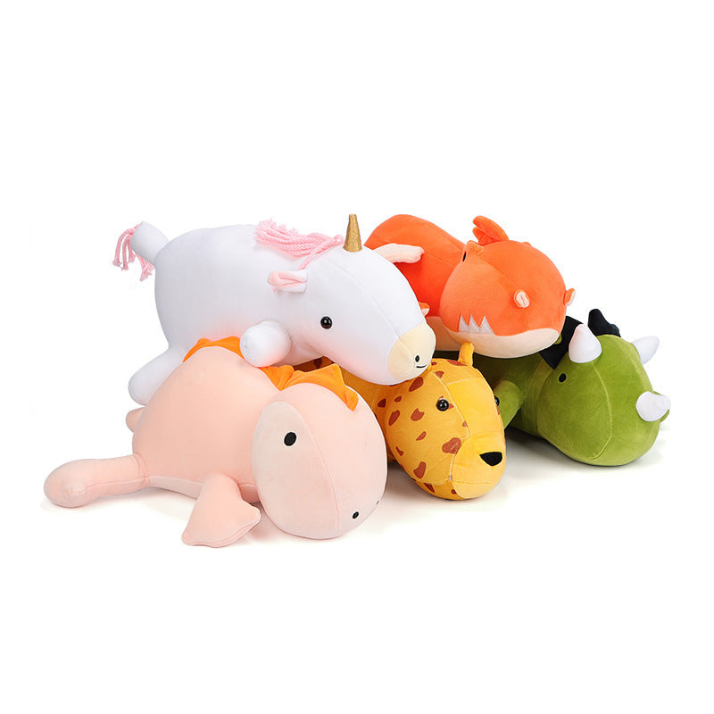 Dinosaur Pillow Cross-border Dinosaur Weighted Plush Unicorn Doll Leopard Doll Gift