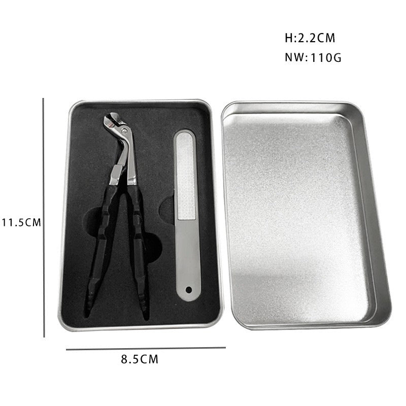 New style elbow nail clippers stainless steel long handle nail scissors large opening grip manicure nippers pedicure toenail nippers