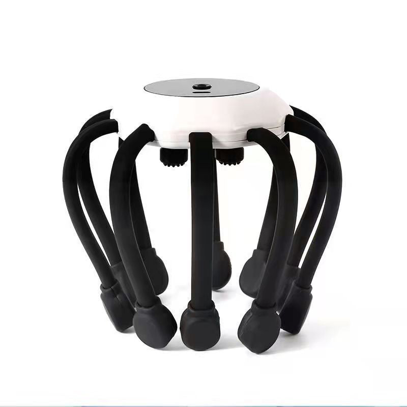 Head vibration scalp dredging relaxation massager Octopus fully automatic multi-dimensional electric massager Bluetooth