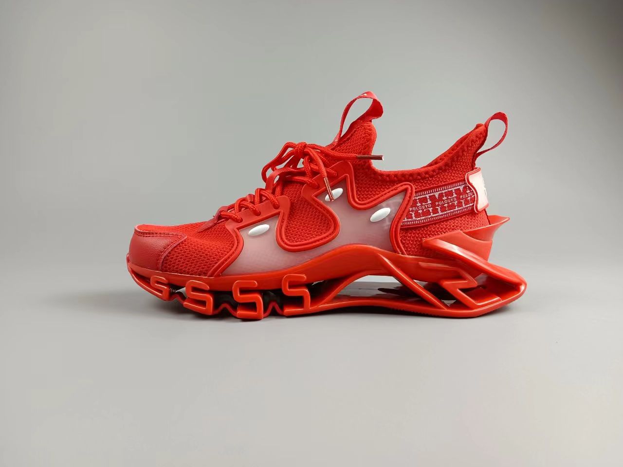 Sports men's black autumn and winter running shoes ultra-light shock-absorbing running mesh shoes casual autumn blade sports trendy shoes