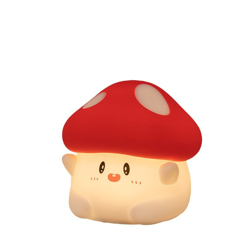 Cross-border mushroom night light bedroom mother and baby sleeping bedside atmosphere pat light girl creative children's birthday gift