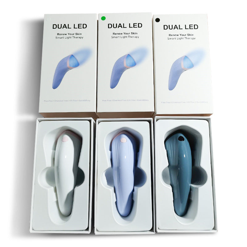 Led care lamp portable facial care skin rejuvenation home LED red and blue light beauty instrument