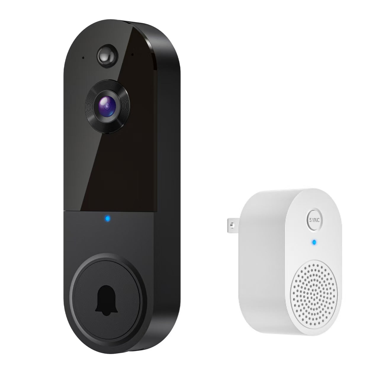 Cross-border smart video doorbell, wireless remote video intercom, human detection, HD night vision, smart home monitoring