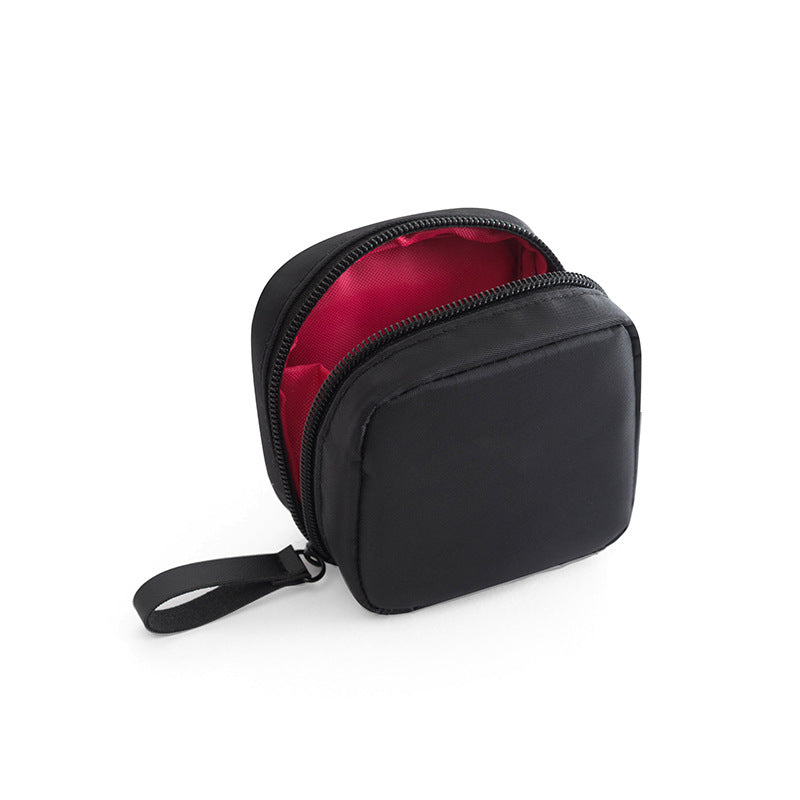 Makeup storage bag Mini portable waterproof cosmetic bag Korean simple female portable makeup lipstick bag