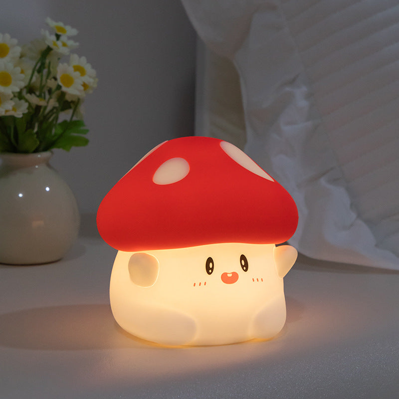 Cross-border mushroom night light bedroom mother and baby sleeping bedside atmosphere pat light girl creative children's birthday gift